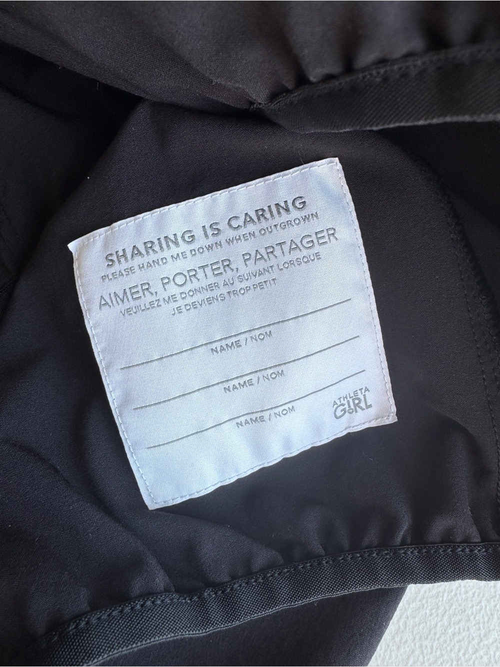 Athleta girl lightweight full zip hooded athletic jacket size 8/10, - Picture 7 of 10